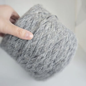 пряжа суперфайн альпака «Серый пушок» (180м/100гр) купить по выгодным ценам в магазине пряжи из Италии БОБИНА.РФ