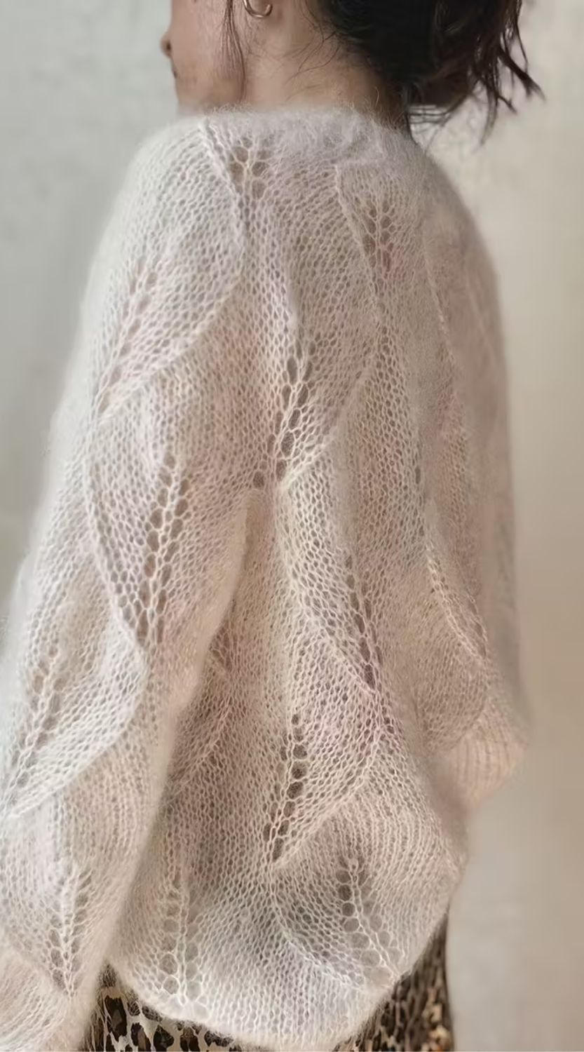 Купить Свяжите свой свитер интернет-магазин итальянской бобинной пряжи БОБИНА.РФ Ажурный свитер 11