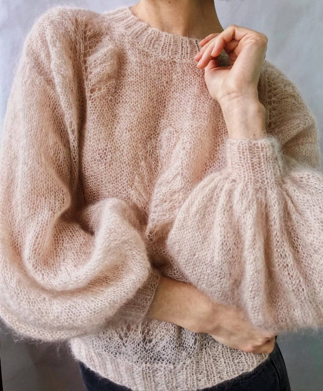 Купить Свяжите свой свитер интернет-магазин итальянской бобинной пряжи БОБИНА.РФ Ажурный свитер 9