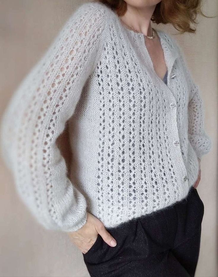 Купить Свяжите свой свитер интернет-магазин итальянской бобинной пряжи БОБИНА.РФ Ажурный свитер 2