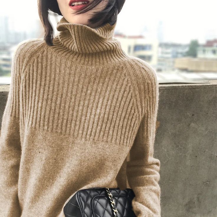 Свитер реглан из бобинной пряжи