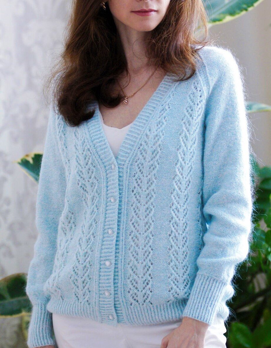 Купить Свяжите свой свитер интернет-магазин итальянской бобинной пряжи БОБИНА.РФ Ажурный свитер 16