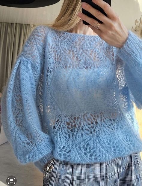 Купить Свяжите свой свитер интернет-магазин итальянской бобинной пряжи БОБИНА.РФ Ажурный свитер 17