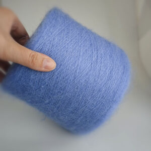 пряжа супер кидмохер на шелке «Голубой зефир» (950 м/100 гр) купить по выгодным ценам в магазине пряжи из Италии БОБИНА.РФ